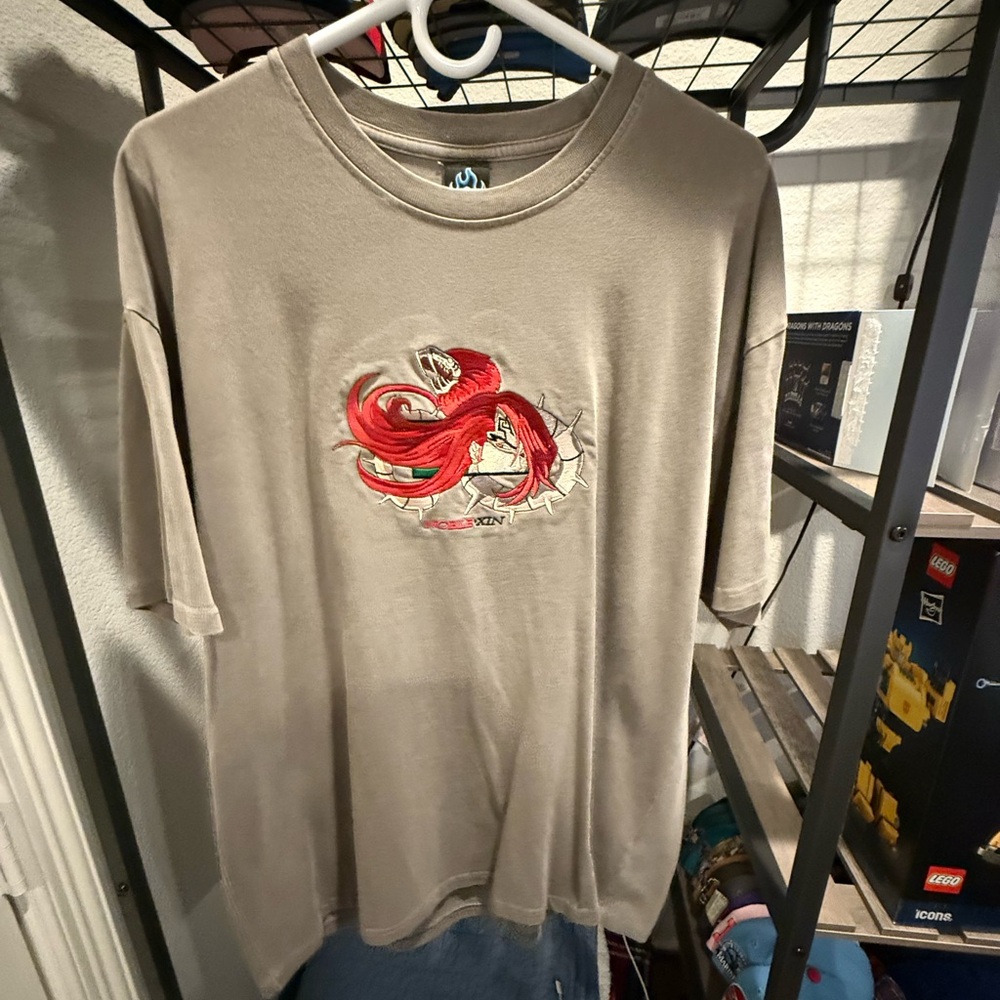 Noble Xin Renji Abarai bleach embroidered shirt